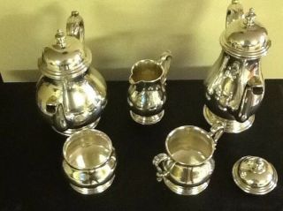 International Sterling Silver 5 piece Tea Set 2