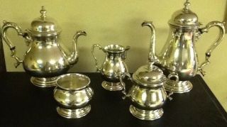 International Sterling Silver 5 piece Tea Set 4