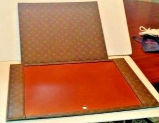 Louis Vuitton Executive Desk Blotter And Cover Pad Vintage Extremely Rare