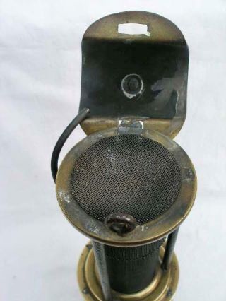 Antique Brass & Steel Gauze Miners Lamp By Joseph Cooke & Co of Birmingham. 12
