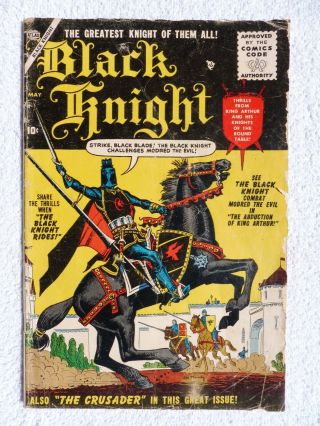 Rare Black Knight Comics 1 Atlas 1955 Stan Lee & Joe Maneely Cover