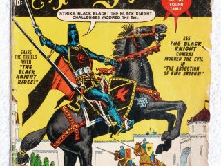 RARE BLACK KNIGHT COMICS 1 ATLAS 1955 STAN LEE & JOE MANEELY COVER 4