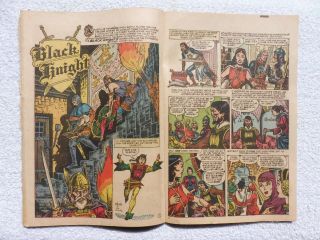 RARE BLACK KNIGHT COMICS 1 ATLAS 1955 STAN LEE & JOE MANEELY COVER 9