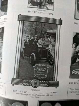 Coca Cola Kay Display Sign 1939 Ultra Rare Model T 12