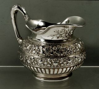 Tiffany Sterling Silver Pitcher 1889 Moorish Design