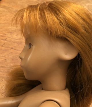 1960 ' s Vintage Sasha Serie Doll Gotz Carrot Top Redhead Slate Eyes,  Deep Tan 12