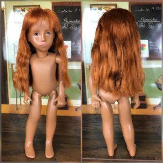 1960 ' s Vintage Sasha Serie Doll Gotz Carrot Top Redhead Slate Eyes,  Deep Tan 3