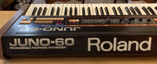Vintage Roland Juno - 60 Keyboard Synthesizer 5
