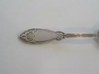 Set/6 Tiffany & Co.  John Polhamus 1855 ORIENTAL Sterling Silver Dessert Spoons 5