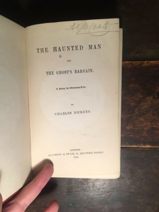 CHARLES DICKENS - A CHRISTMAS CAROL - FIRST EDITION XMAS BOOKS - 1843 - 46 - VERY RARE 6