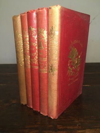 CHARLES DICKENS - A CHRISTMAS CAROL - FIRST EDITION XMAS BOOKS - 1843 - 46 - VERY RARE 8