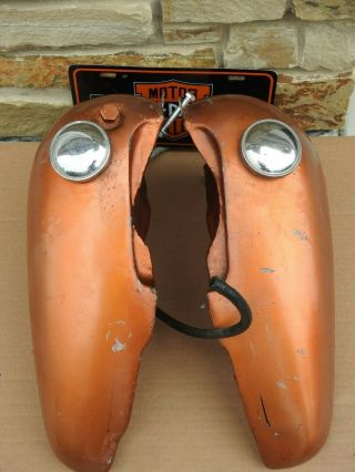 Vintage 1975 Harley Davidson Shovelhead Fxe Gas Tank