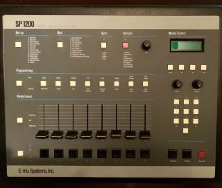 E - Mu Sp 1200 Vintage Drum Machine.  Priced To Sell.  Rare Sounds On Boot Disk.