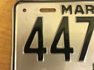 1948 1951 Maryland License Plate w/ 1951 Tab Pair Vintage Restored show Quality 6