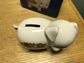 VINTAGE HARD TO FIND CORNING WARE SPICE OF LIFE PIGGY BANK W/ BOX - 1983 NOS 3