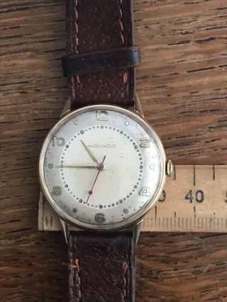 Vintage Movado 18k gold watch 2