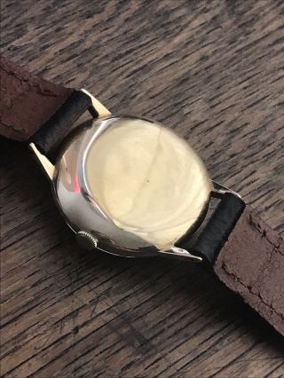 Vintage Movado 18k gold watch 4