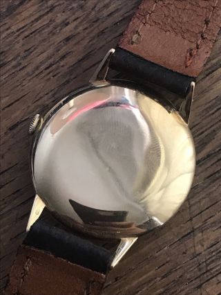 Vintage Movado 18k gold watch 6