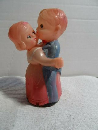 Vintage Celluloid Wind Up Toy Dancing Couple Marked Made In Occupied Japan