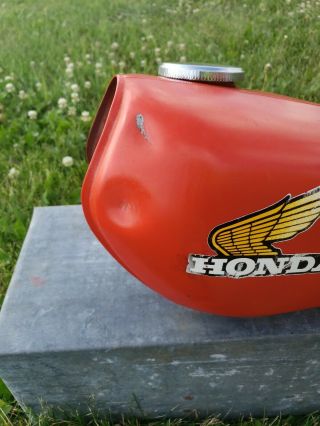 Honda XR75 gas tank AHRMA Jeff ward vintage 2