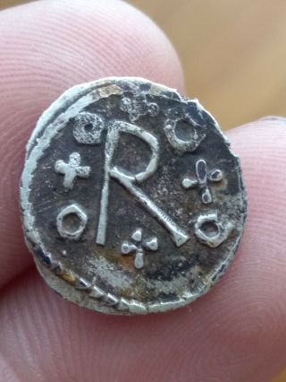 Medieval Silver Coin Carolingians.  Pépin Le Bref (751 - 768),  Ar Denie