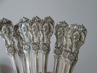 8 Francis I - R & B Sterling 6 3/4 In Oval Soup Spoons No Monograms