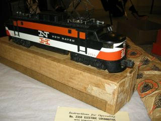 Rare High Collector Grade Unrun Lionel Postwar 2350 Painted Nose Haven - Set