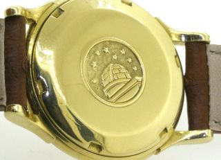 Omega Constellation vintage 18K gold pie - pan dial automatic men ' s watch 8