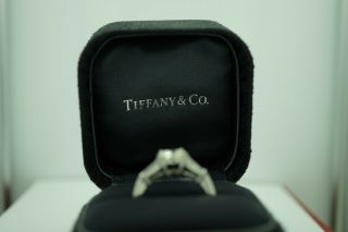 TIFFANY & CO 2.  06CT DIAMOND ENGAGEMENT RING PLATINUM Tapered Baguette Vintage 5