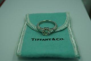 TIFFANY & CO 2.  06CT DIAMOND ENGAGEMENT RING PLATINUM Tapered Baguette Vintage 6