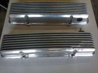 Vintage Moon 1949 - 59 Cadillac Valve Covers With Adapters For 429 - 472