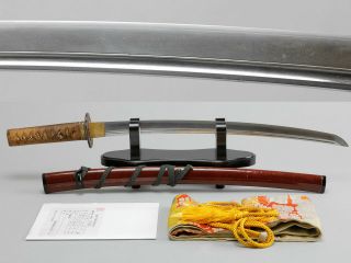 Antique Japanese Samurai Sword Wakizashi Signed Blade " Kanetsune " With Koshirae