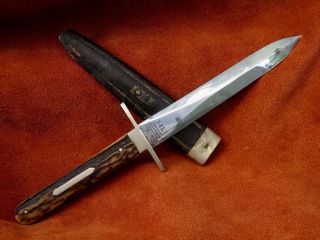Vintage Antique Fixed Blade Dirk Knife Bowie Wolstenholm Ixl Sheffield Civil War
