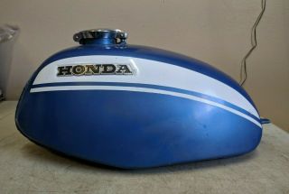 Vintage 1971 (?) Honda SL350 Fuel Gas Tank 4
