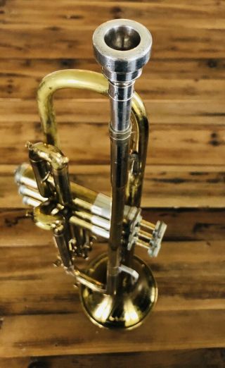 Rare 1938 Martin Imperial Handcraft Trumpet W Case S/n 126349 Recently Serviced