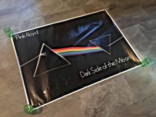 Vintage Pink Floyd Dark Side Of The Moon Dsotm Huge Promo Poster 56x40