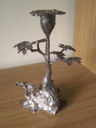 Patrick Mavros Solid Silver Root Tree & Elephant Candle Holder.  RRP £7,  150.  00. 2