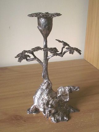 Patrick Mavros Solid Silver Root Tree & Elephant Candle Holder.  RRP £7,  150.  00. 3