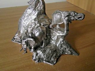 Patrick Mavros Solid Silver Root Tree & Elephant Candle Holder.  RRP £7,  150.  00. 6