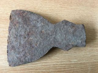 Metal Detector Find Antique Axe Shape Medieval Roman Saxon ? Iron