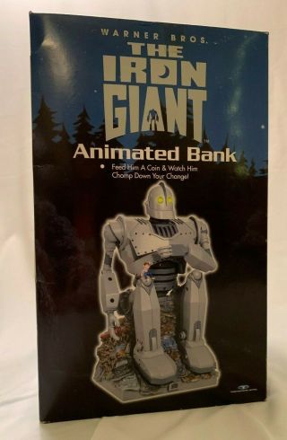 Vintage - Ultra Rare - Trendmasters - The Iron Giant Animated Bank -