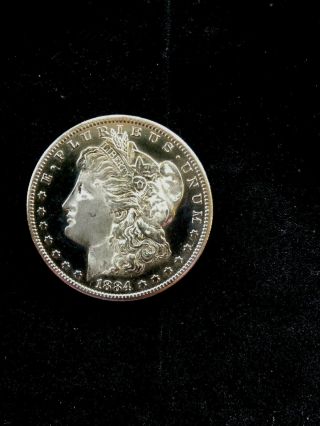 1884 S Morgan Silver Dollar.  Looks Ms/bu & Proof Like.  Rare Key Date Coin.