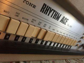 Vintage 1960 ' s Ace Tone Rhythm Ace FR - 1 Analog Drum Machine (early Roland) 2