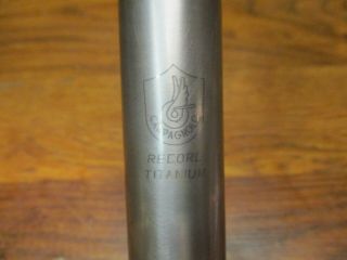 VINTAGE CAMPAGNOLO RECORD 27.  2 x 250 TITANIUM SEAT POST 5