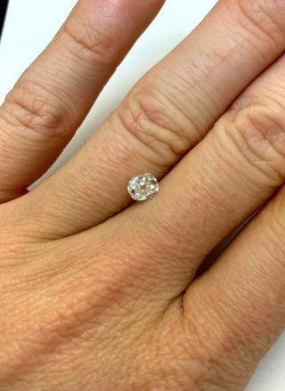 . 47CT GIA Certified H SI1 Old Mine Cushion Cut Diamond Antique Engagement Ring 4