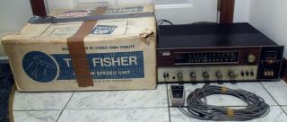 Vintage Fisher 450 - T Stereo Receiver W/ Box & Remote As - Is