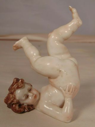 Antique Doccia Porcelain Figurine Figure Porzellan Cherub Putti Ginori Italy