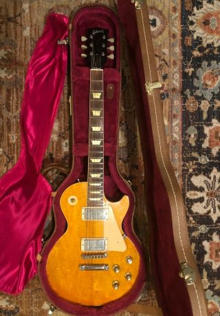 2000 USA Gibson Les Paul Classic Trans Amber - Great Vintage Vibe and Tone 4
