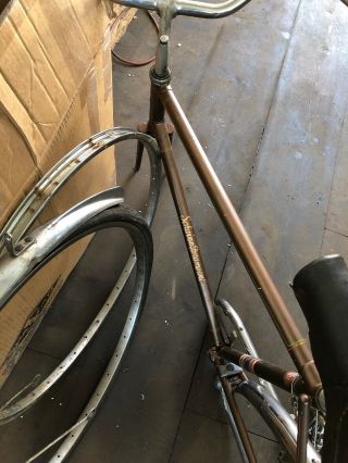 Antique Schwinn Paramount Early Tourist Bicycle Parts Stripped Fork 1951 READ 10