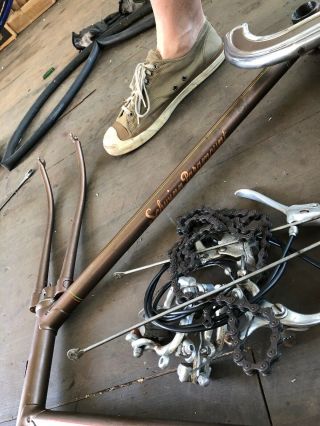 Antique Schwinn Paramount Early Tourist Bicycle Parts Stripped Fork 1951 READ 3